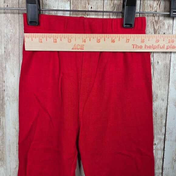 Toddler Kids Red Cotton Jogger Pull-On Pants Size 5 Snug Fit Stretch Elastic GUC - Picture 2 of 7